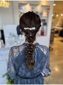 【ドレスアレンジ】結婚式ヘアセット