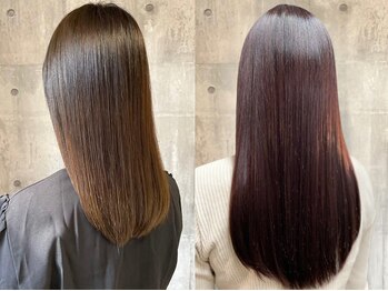 ティアトロアンドリミテバイティアトロ(teatro&limite by teatro)の写真/別府駅徒歩1分／駐車場完備◎地毛みたいにナチュラル、でもしっかりまとまる。縮毛矯正や髪質改善の新常識