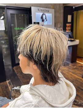 ガルボ ヘアー(garbo hair) 艶髪 ハイトーン デザインカラー