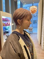 エルサフィロ ヨドヤバシ(el zafiro yodoyabashi) ショートスタイル ピンクベージュ