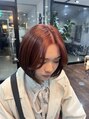ヘアアンドスペース ベロン(hair&space velon)&nbsp;光が当たると綺麗に色がでるピンクブラウン