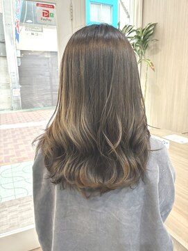 ヘアアンドメイク 心座(hair&make) 髪質改善×大人ミディレイヤー