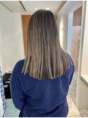 白髪ぼかしハイライト