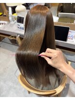 ベルタバイメルク(belta by merc.) 髪質改善ストレート5.20ミルクティーブロンド