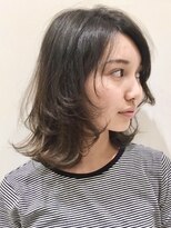 ピークアブー 原宿ハラカド(PEEK-A-BOO) 外ハネミディアムボブ/癖毛くせ毛/顔まわりレイヤー/大人ウルフ