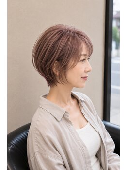 ハウズコレクション イオンタウン店(hu's collection)の写真/乾かすだけでまとまる髪へ☆忙しい朝も簡単に再現できるスタイルに。毎日サロン帰りのスタイルが続く★