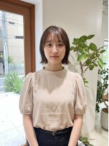 モードケイズ マノン(MODE K's MANON) 【こなれ感UP】外はねボブ×透明感カラー
