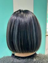マティーナ ヘアー 池袋(Matina hair)&nbsp;【ミニボブ　グレーハイライト】池袋美容室