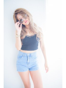 ミエルヘアーエスト 新宿店(mielhair est) 【miel hair新宿】外国人風3Dベージュカラー