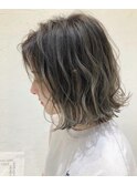 バレイヤージュ☆ハイライト☆グラデーションカラー☆ボブ