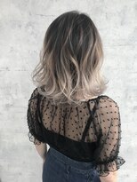 ヘアデザイン ゴドバン(Hair Design Gdobant)&nbsp;【Gdobant】レディース バレイヤージュ パールグレー