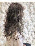 デジタルパーマ#ハイライト#アッシュベージュ#大人かわいい