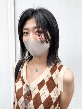 リビング 津田沼(LIVING) マッシュ/くびれヘア/ビタミンカラー/艶ボルドー[津田沼駅]