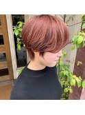 #ピンク#カラー#ショートヘア