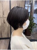 ショートヘア/ショートカット/白髪ぼかし/ハイライト/大船駅大船