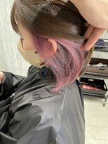 ナンバー 小山(Number.) サラ艶髪×インナーピンク