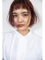 マイ ヘア デザイン 岡崎(MY hair design)&nbsp;前髪/マチルダボブ/ピンクベージュ/インナーグレージュ/岡崎