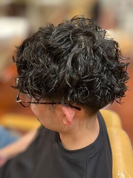 スカイ 亀戸店 (sky) ハイライト/マッシュパーマ/アッシュブラック<理容室>[亀戸]