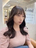 ロンドプランタン 恵比寿(Lond Printemps) ロングレイヤーで韓国風くびれヘア　前髪あり