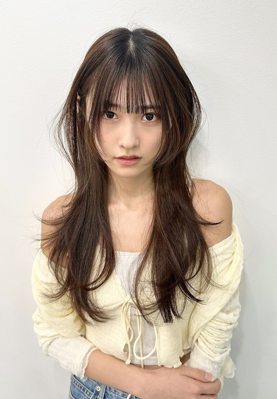レイヤーカットトップス destr0y0ran ✂️ . . . .. . . . #レイヤーカット #ウルフカット