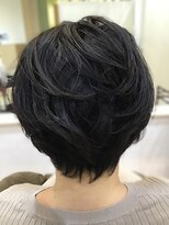 リベーヌプラス 40代50代60代 白髪染めショートレイヤー3B【リベーヌ+高橋】