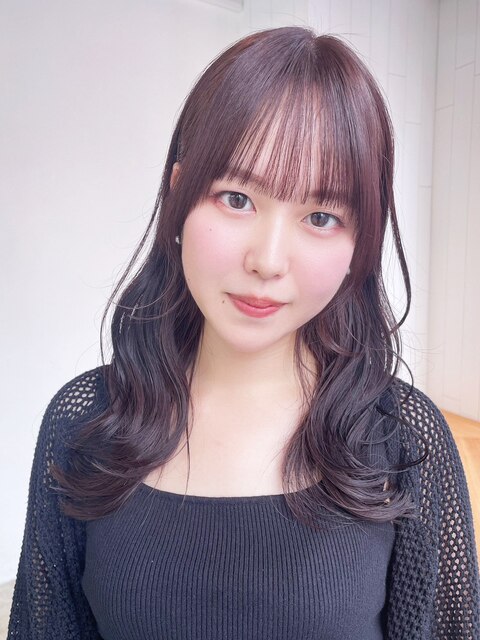 グレージュカラー美髪エモージュレイヤーロング_ba488471