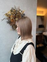 カロ(Caro)&nbsp;ミルクティーベージュ×ボブ