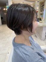 アッシュ 仙川店(Ash)&nbsp;30代40代50代耳かけショート前髪ありハンサムショートカット