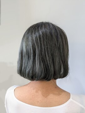 アヤラ オーガニックアンドスパ 東船橋店(AYALA) 【中村のぞみ】白髪を活かしたオリーブグレージュ