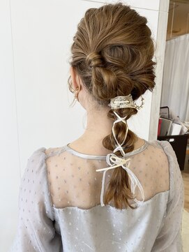 ミニョンエス 阪神西宮店(Mignon S) 編み下ろしアレンジ