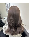 ブリーチ無しで出来るくすみベージュ♪10代20代30代