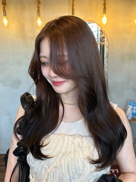 エンター 天神店(ENTER) 透明感カラー/ダークブラウン/ロングレイヤー/ENTER 天神店