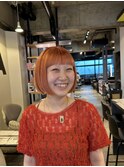 パールオレンジボブ