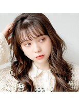 モンド ヘアクリエーション 新栄店(monde hair creation)&nbsp;【monde】マロンベージュ×ラフウェーブ