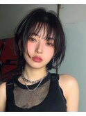 銀座/銀座駅/韓国/レイヤーカット/顔周り/前髪カット/ストレート