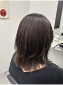 【ボブレイヤー×ブラウン】暗めカラー/グランマッシュ/林愛華