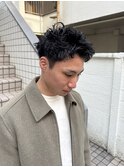 スパイキーショート/ショートパーマ/短髪パーマ/メンズパーマ