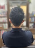 メンズリクルートアップバング大人メンズ刈り上げショート大人