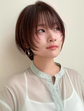 ルエ(rue) 大人可愛い20代30代40代小顔ひレイヤーショートボブ丸み前下がり