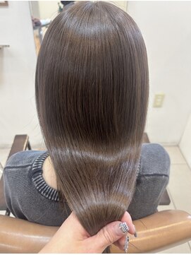 ソワンドゥブレス 大日店 (soin de brace) ・透明感グレージュ髪質改善カラー