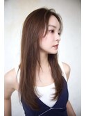 ストレートレイヤーカット/魔法の髪質改善.グリッターボンド