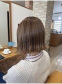 ハイライト×ベージュカラー