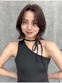 ☆【春日】オリーブグレー/ボブ/ココアベージュ/黒髪/小顔49