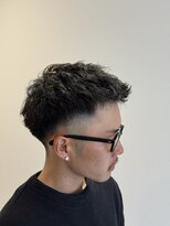 レンジヘアー(lange hair)&nbsp;短髪フェード【鈴鹿/メンズ/メンズカット/フェード/眉毛】