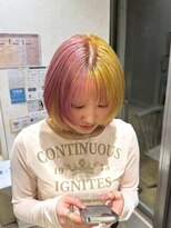 クレア 下北沢(CREA)&nbsp;２０代ブリーチカラー/下北沢/ダブルカラー/レイヤーカット