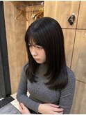 Shine hair frappe 顔周りレイヤー