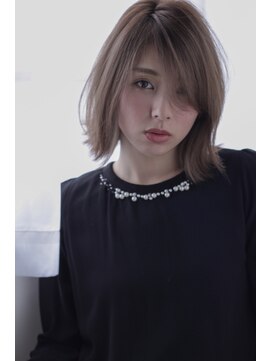 カシェット(cachette) cachette 外ハネ似合わせカット ヴェールウェーブベージュ