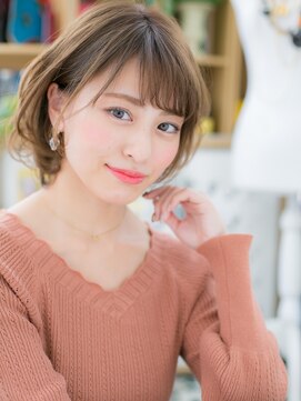 カバーヘア イヴ 戸頭店(COVER HAIR EVE) *EVE戸頭*外国人風♪大人かわいい♪アシンメトリーボブｂ