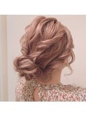 【BLUEFAIRY】お呼ばれセット★ローシニヨンアレンジ
