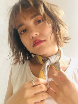 ディッセンバー 渋谷(December) 【December】くしゅっと可愛く夏ボブ